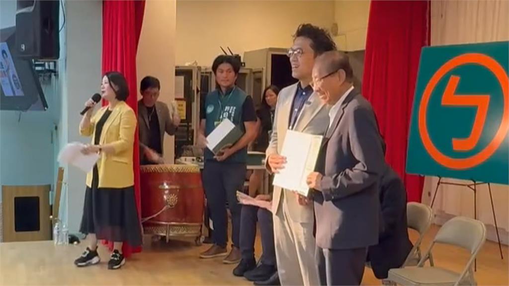 沈伯洋成立美東後援會 蘇姿丰父蘇春槐任榮譽主委