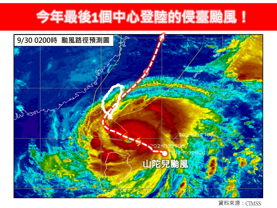 颱風季最後一舞？山陀兒恐以「巔峰狀態登陸」近強颱…狂風暴雨到這天