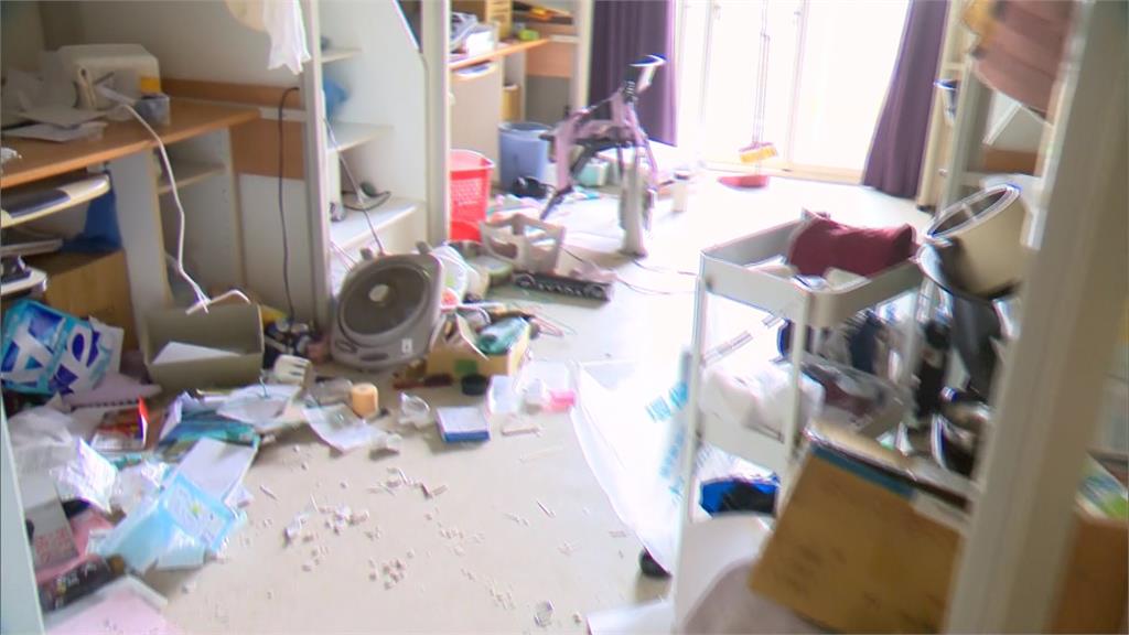 獨家!花蓮大震東華大學實驗室被燒光 宿舍如遭轟炸