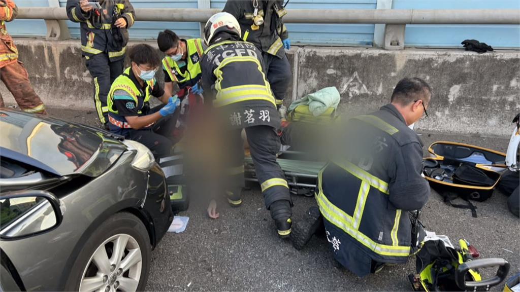 國3彰化和美路段5車追撞車禍 2人無呼吸心跳、5輕重傷