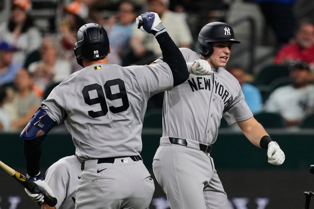 MLB(影)／「ALL RICE」！法官、米飯哥背靠背炸裂寫紀錄！洋基轟退遊騎兵