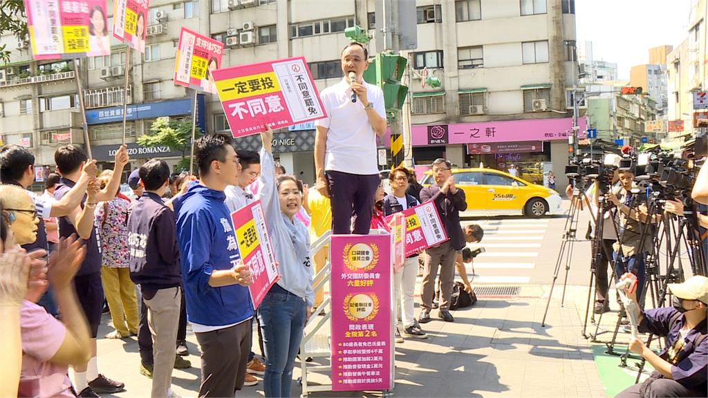 二階尾聲補破網！朱立倫親上火線為徐巧芯站台　再提罷賴甩「群龍無首」說