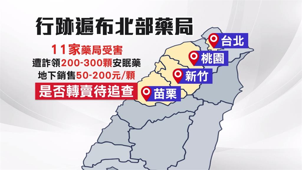 持偽造處方箋詐領安眠藥 情侶檔嫌犯落網