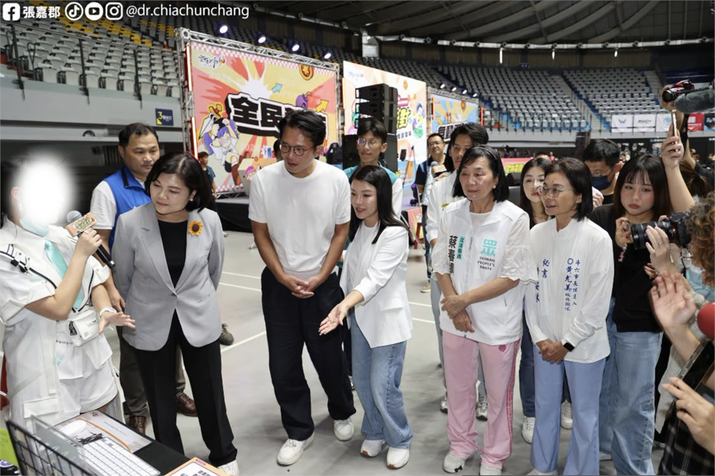 事留在竹北！黃國昌南下同台張麗善　喊話「藍白組隊」力挺張嘉郡接棒