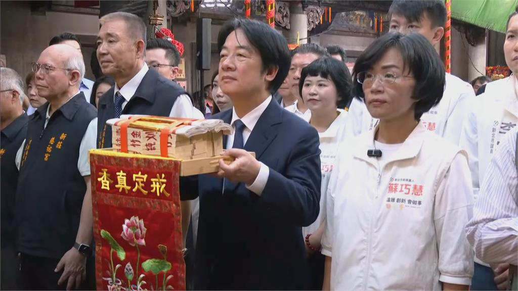 快新聞／普發1萬內幕真的來了！賴清德曝「這人」親自提議　廟前盼高票當選