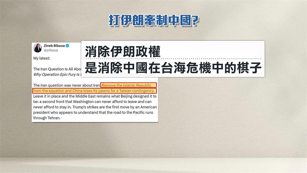 拆解侵台劇本？川普痛擊伊朗　專家：破壞中國在中東布局
