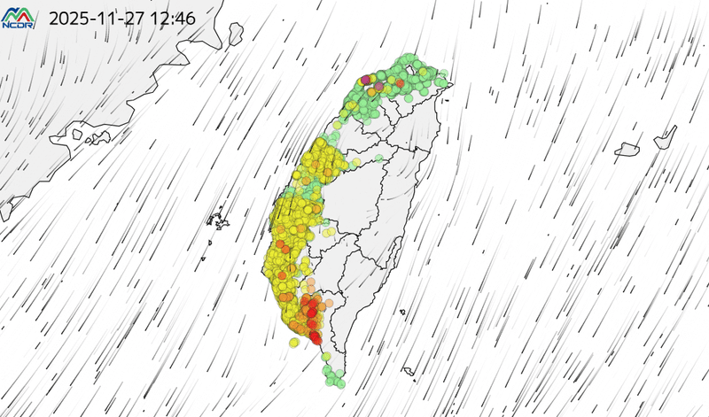 中國沙塵、霾害籠罩全台！專家示警「連3天亮橘燈」一地區最慘