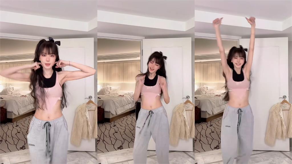 謝金燕嗨跳「洗腦神曲」炸出腹肌!高喊「女團就位」左右狂扭…網暈:動力又來了