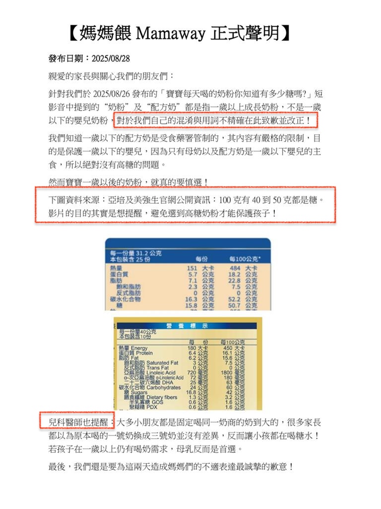老闆是3寶媽「媽媽餵道歉文」開戰2大牌!前後「驚天落差」律師驚了
