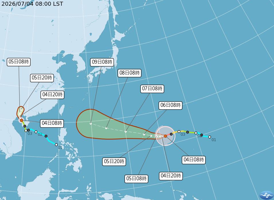 強颱巴威猛僵持「直衝台灣or鬼轉日本」！專家揭「這天是關鍵」1狀況不常見
