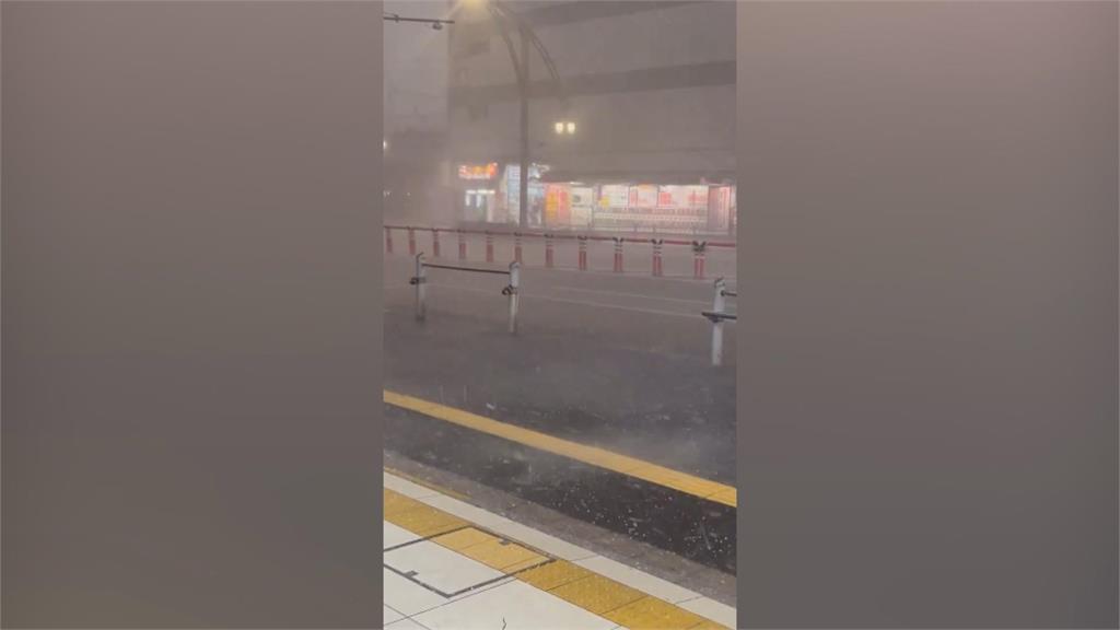 東京打雷降冰雹　旅日民眾更形容宛如「世界末日」
