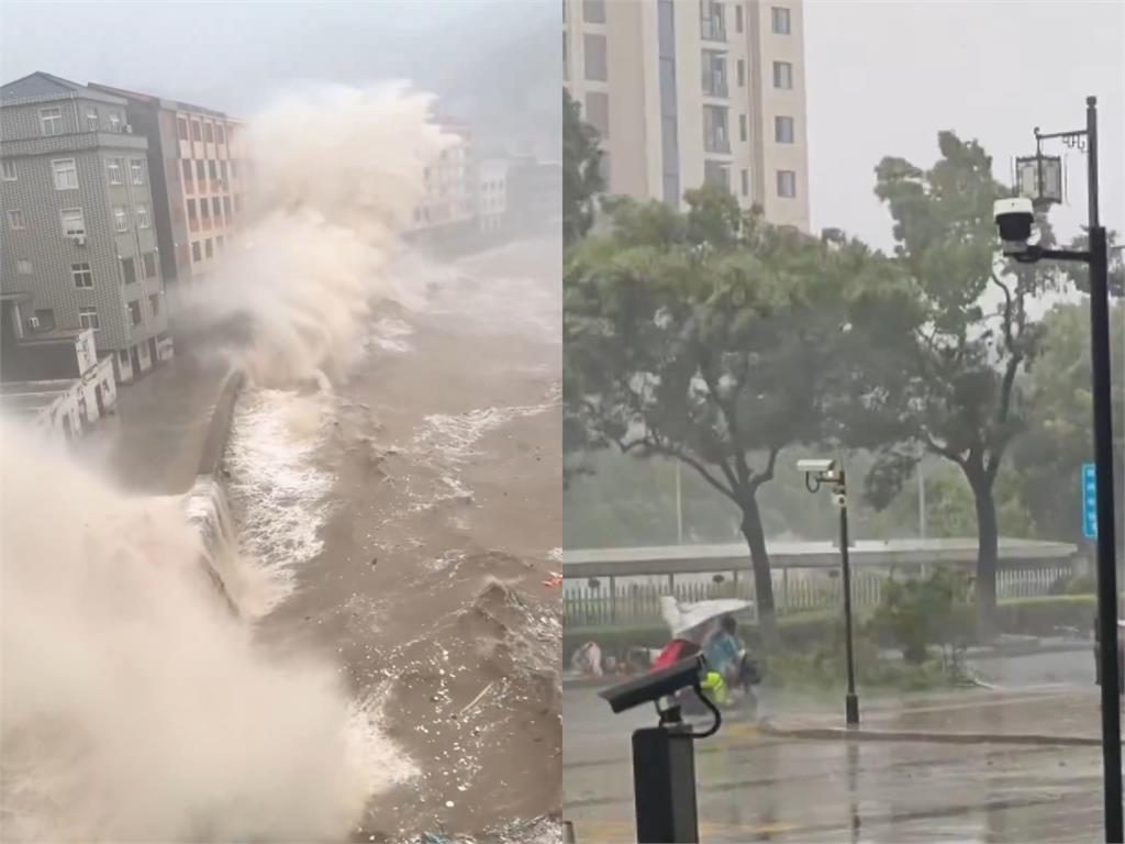 巴威狂襲中國掀6層樓巨浪！劉樂妍曝「當地慘況」嚇瘋：車全都在水裡