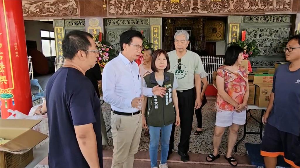 丹娜絲重創台南！綠委郭國文忙救災　坦言：完全是不同考驗