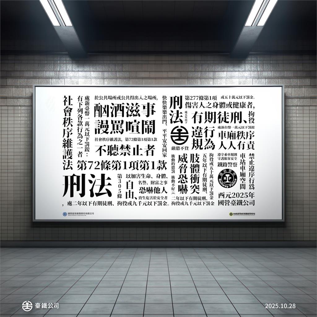 台鐵新公告「白底黑字0圖案」遭批:誰看得懂?釣小編「神回1句」全場讚爆