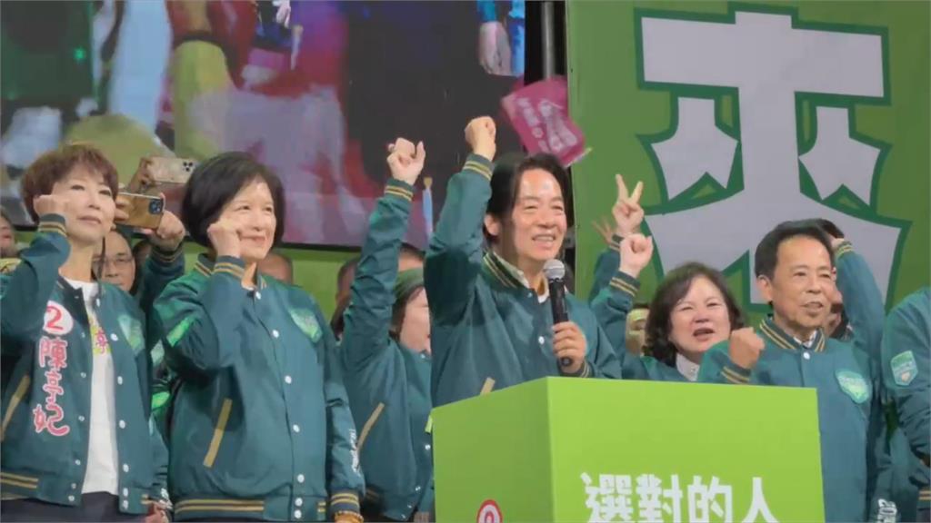 賴蕭配「本命區」發威得票率50.95% 陳亭妃得票數全國女性第一