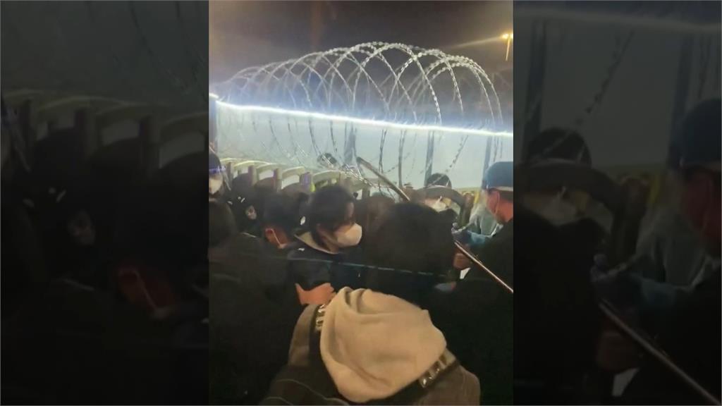 中國疫情亂象!入境者不滿強制隔離 與警爆發激烈衝突