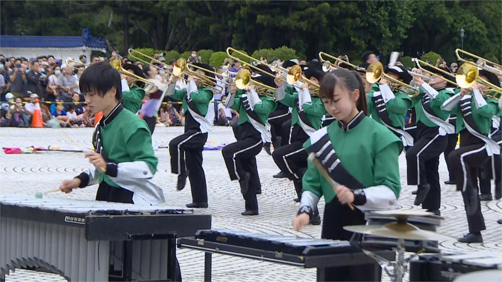 快新聞/台美日4校交流表演看這裡! 翡翠騎士中文喊:我們超喜歡台灣