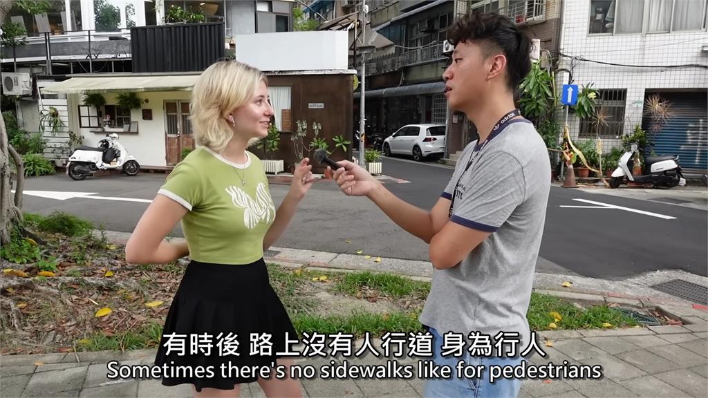 奧地利美女來台被文化衝擊！曝「走路」讓她害怕　網聽原因愧：台灣特色