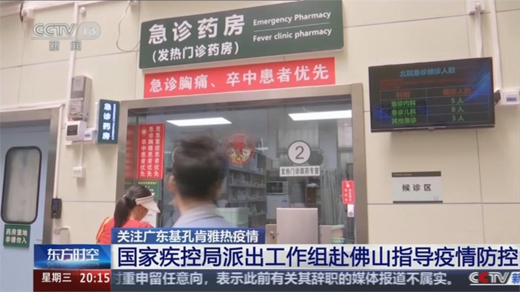 中國廣東佛山「屈公病」大爆發　確診病例破3千