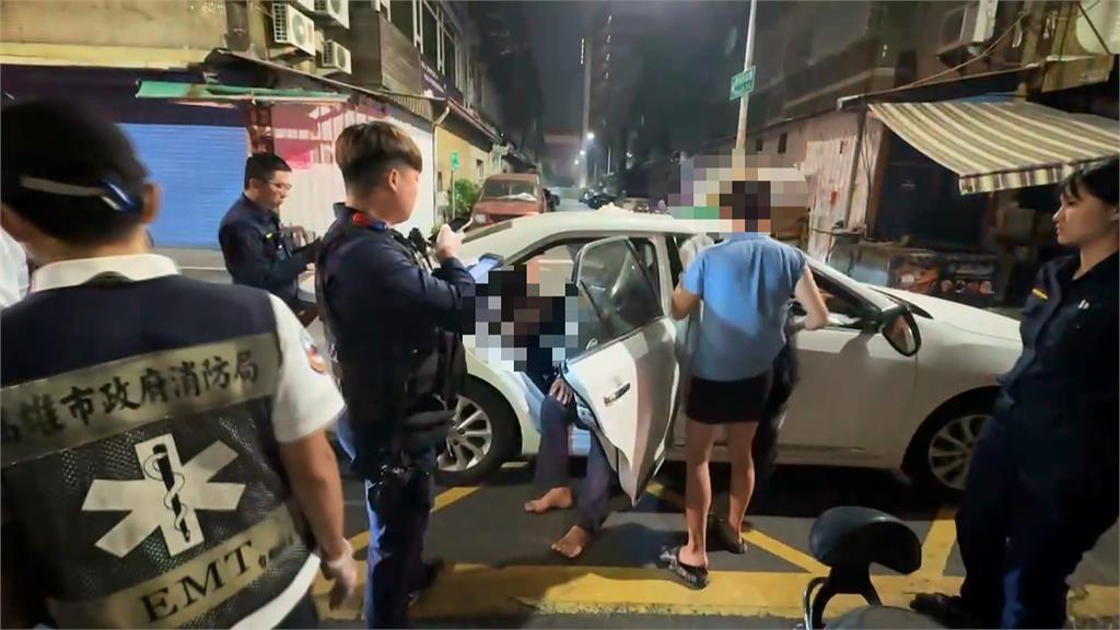 毒駕? 高雄男女車上昏睡卡路中央 檢出毒品陽性