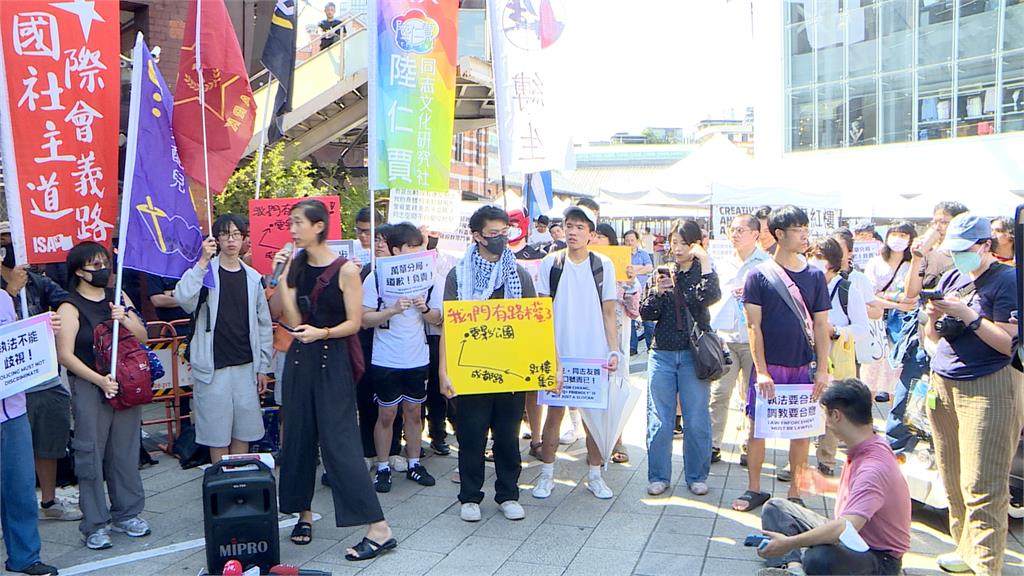西門町酒吧遭搜上街抗議！　分局出面回應：言行不當已懲處