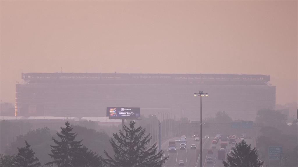 加拿大野火空污飄美國 世界盃決賽場館瀰漫濃煙