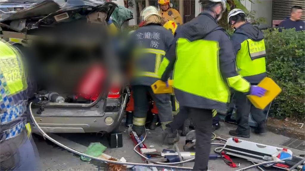 司機開到睡著！　聯結車衝撞釀四傷　驚悚畫面曝