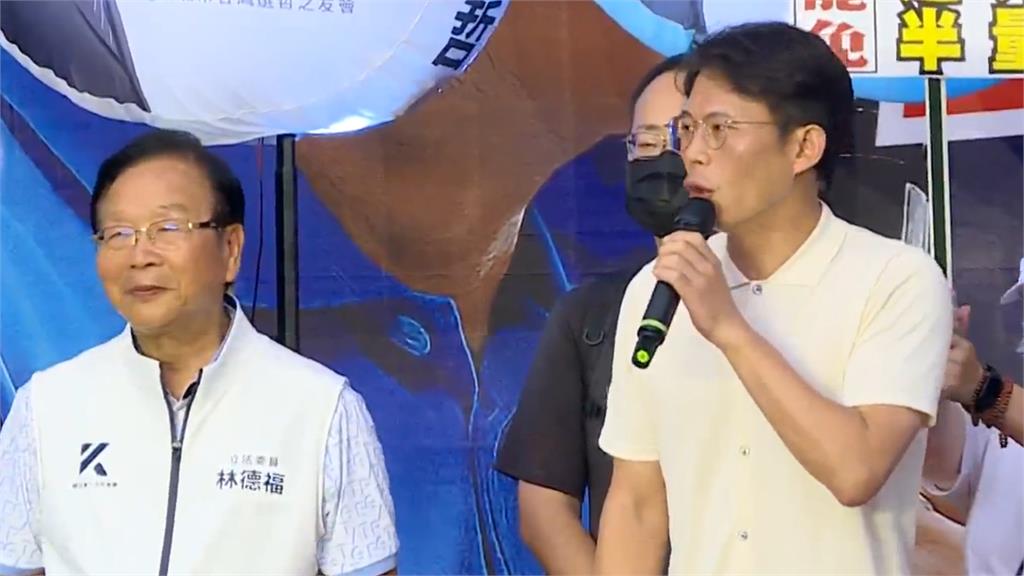 黃國昌撐林德福「上台爆講民眾黨」!阿福伯「笑臉→不嘻嘻」超尬現場流出