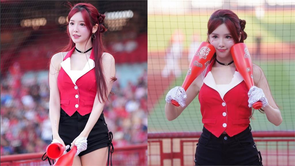 啦啦隊李恩菲新制服「胸上挖空」太犯規!極短熱褲下曬「嫩白長腿」辣翻全網