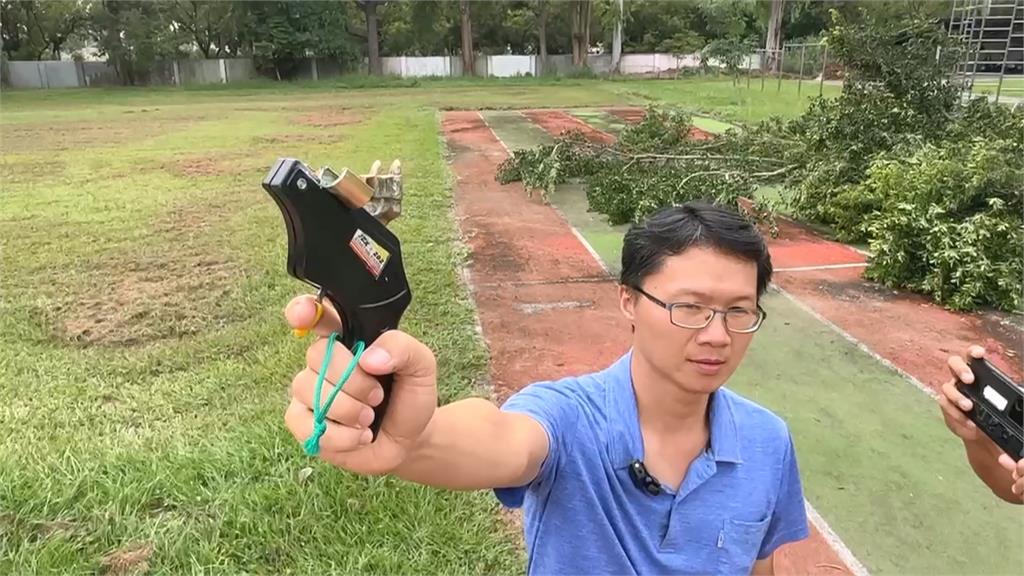 員警出奇招逮詐騙車手　比賽用「裁判槍」對空鳴槍威嚇