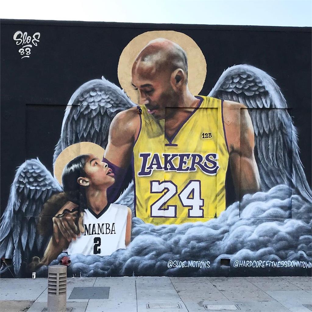 Kobe與Gigi紀念牆「9月差點被屋主清掉」！這企業出手「成功保留1年」