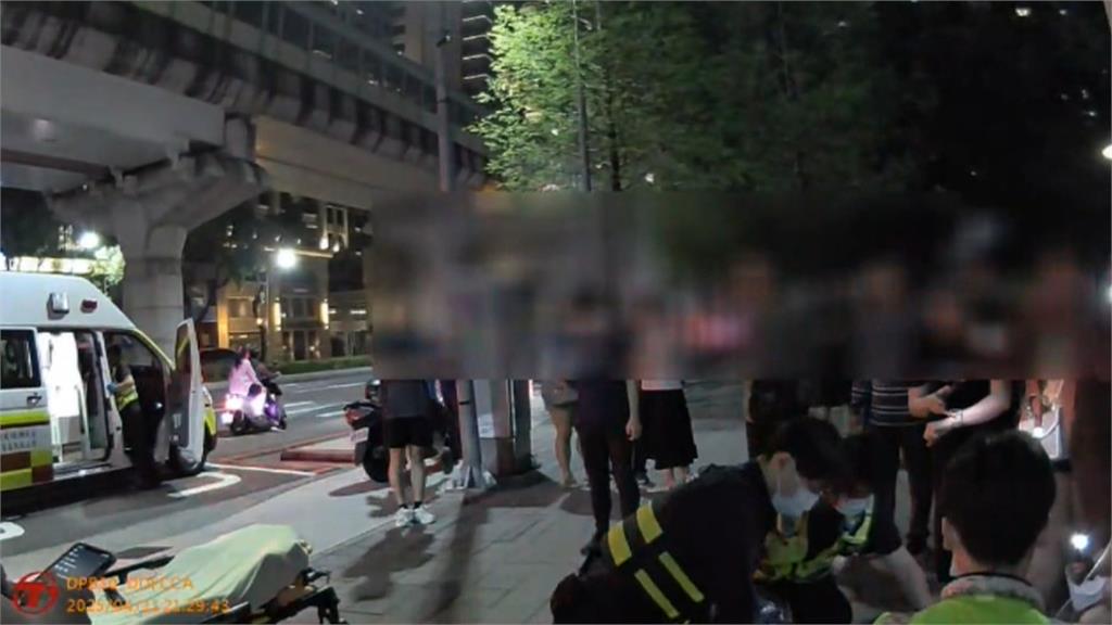 台中60歲男散步突倒地失去生命跡象 警消合力救回