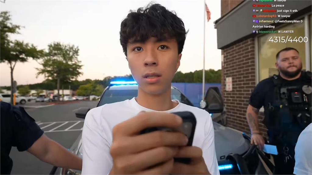 最強高中生Ray美國賣場直播被檢舉！「遭警拘留還拍影片」畫面全網看傻