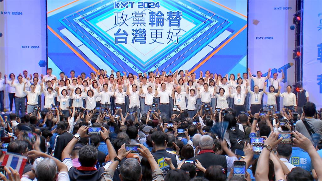藍全代會三子都來了！　侯友宜大走「尊韓」路線搶票