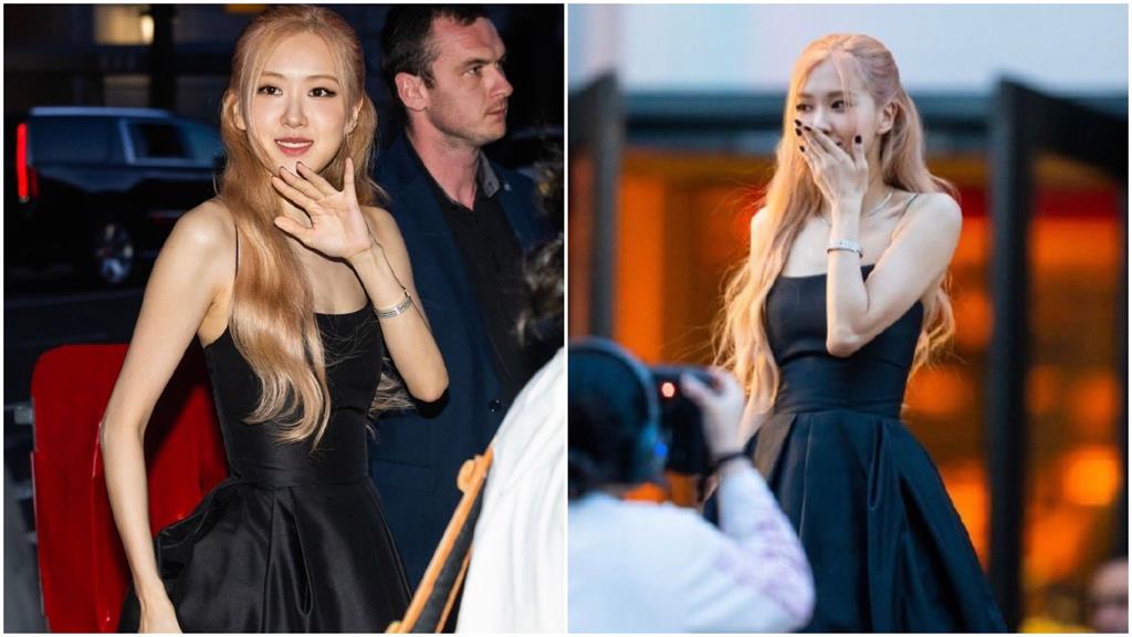 Rosé派對大解放「低胸禮服」辣秀好身材!看見「他」秒變迷妹狂拍