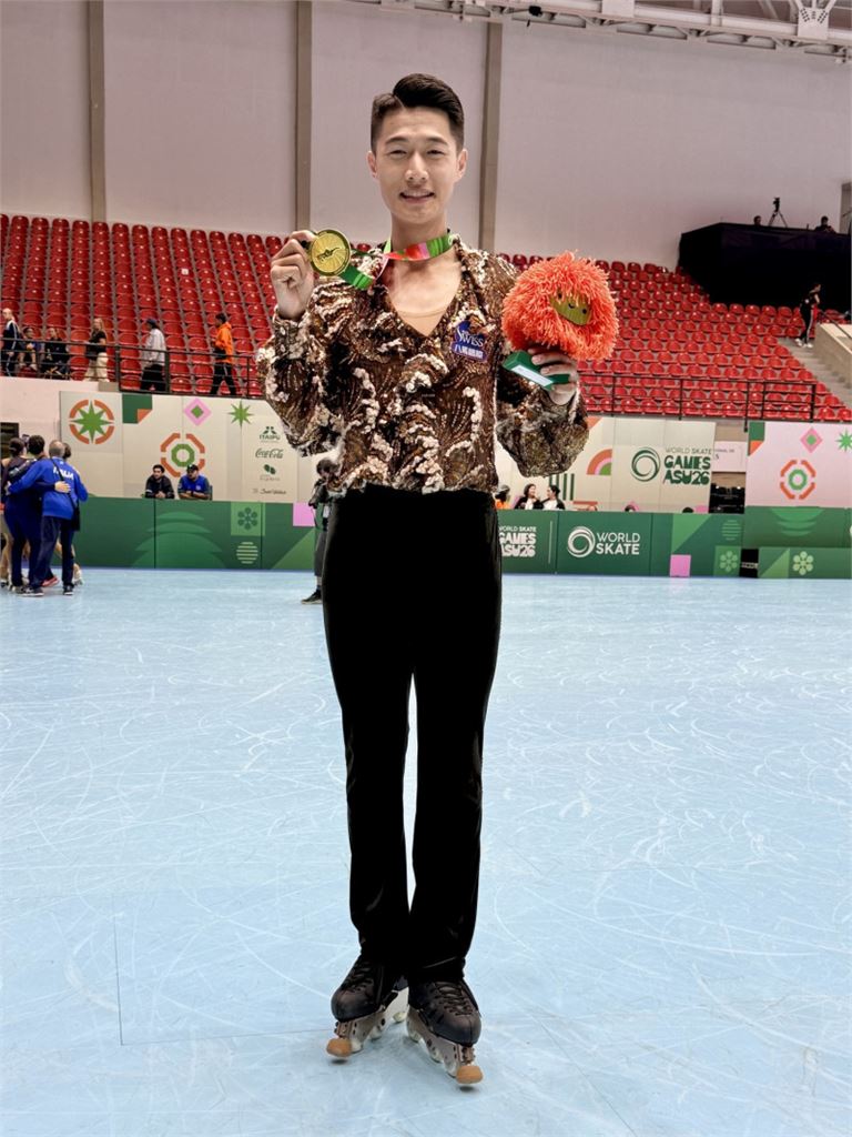 花式溜冰／台灣再奪世界冠軍！陳毅帆第7度稱霸世錦賽　總統賴清德發賀電肯定表現