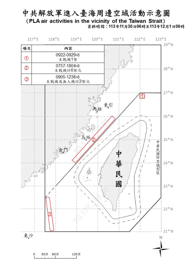 快新聞/賴清德出訪過境夏威夷首日 中國派17機艦擾台、3架次越中線
