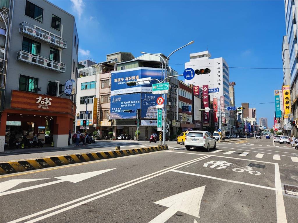 台南2路段試辦機車直接左轉 若成效良好將擴大推動