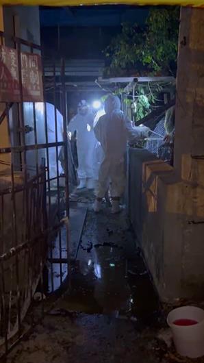 中市豬瘟案場再檢2陽性 應變中心協調砲兵連夜清潔