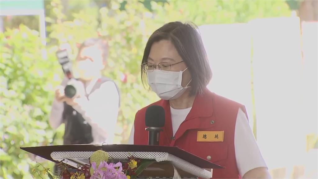蔡總統現身花蓮勘災 與徐榛蔚幾乎無交集