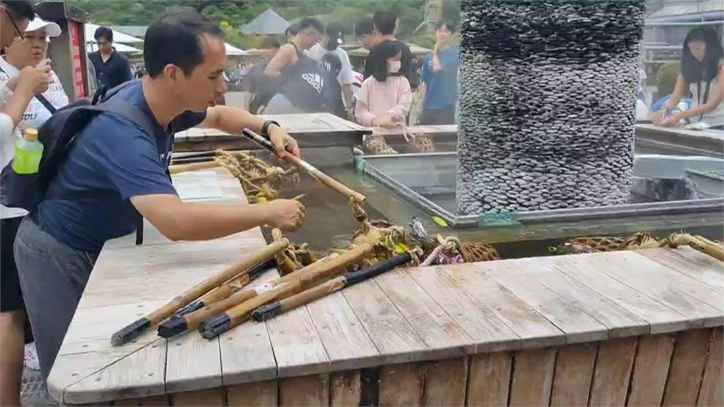 花蓮海洋公園水中玉兔嫦娥吸目光　連假遊樂園推變裝優惠