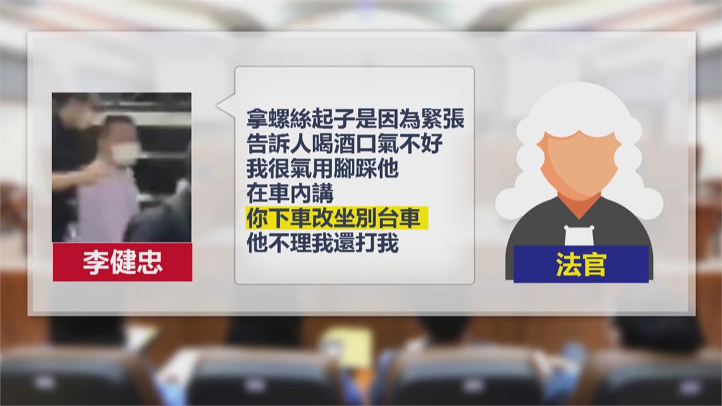 不滿座椅被踢猛刺乘客 運將開庭辯稱"一時緊張"