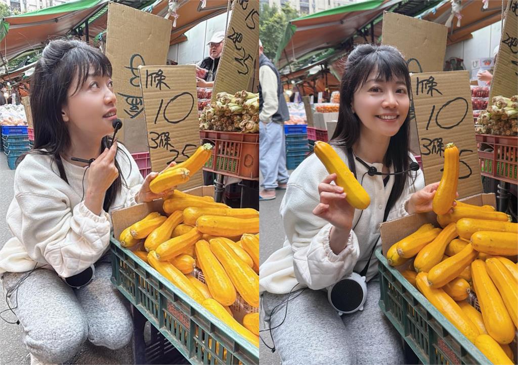 市場「賣瓜小妹」竟是高嘉瑜！私下反差「招呼模樣流出」網驚：辛苦了