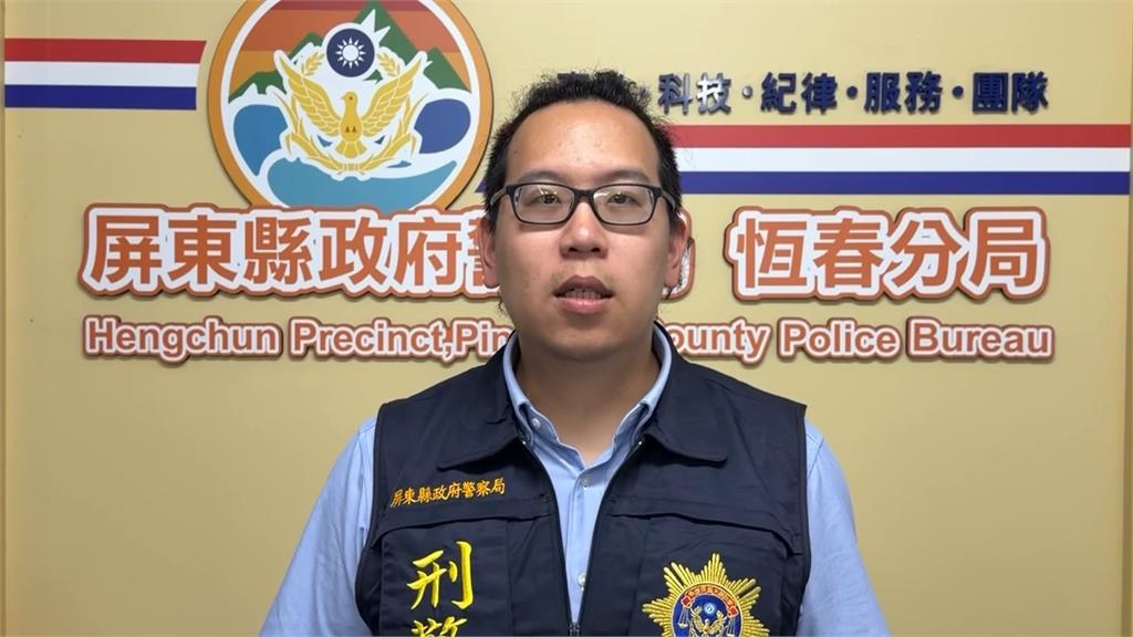 恆春男闖紅燈拒檢逃跑！　竟持武士刀威脅遭警持槍喝止