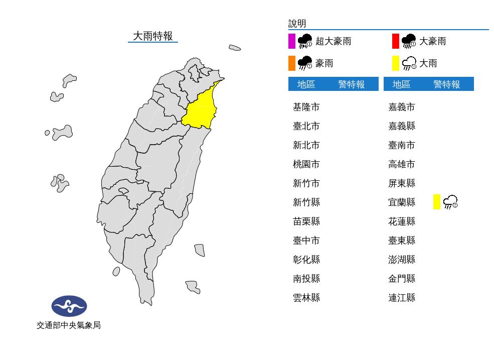 快新聞／今晨低溫15.7℃！ 北東濕涼變天降5度　宜蘭縣大雨特報