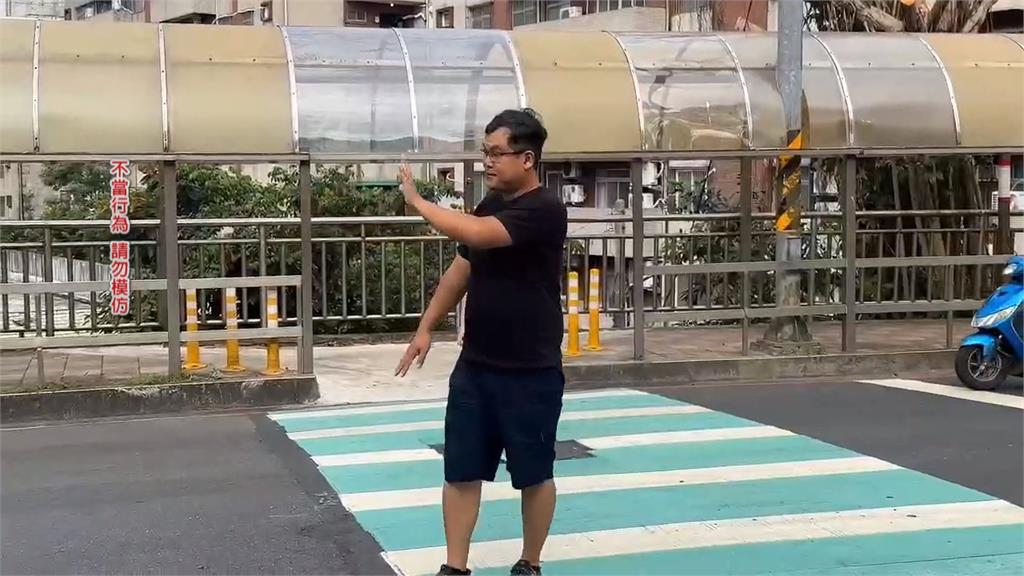 行人地獄！基隆騎士載學生趕上課　未禮讓險釀撞