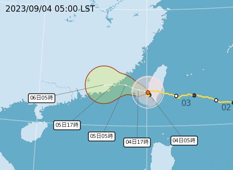 快新聞／海葵今晨「2度登陸」漸弱為輕颱！　在高雄、台南沿海滯留打轉