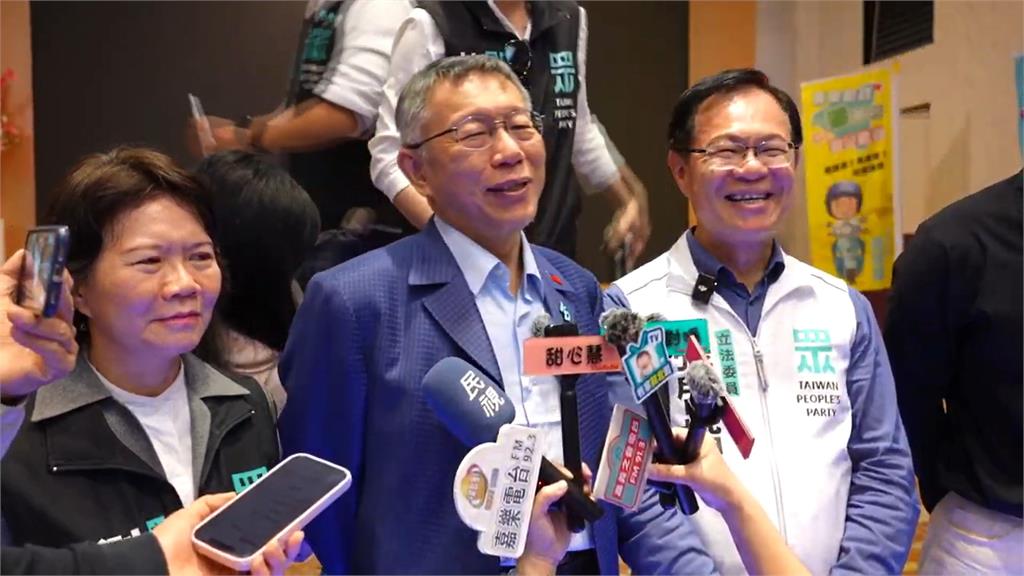 陳佩琪再發文批賴清德　柯文哲：下次帶她出門省麻煩