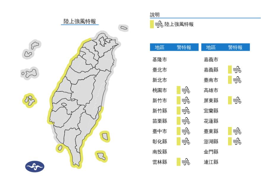 快新聞/東北風影響甚鉅! 全台5縣市防大雨、12縣市防強風