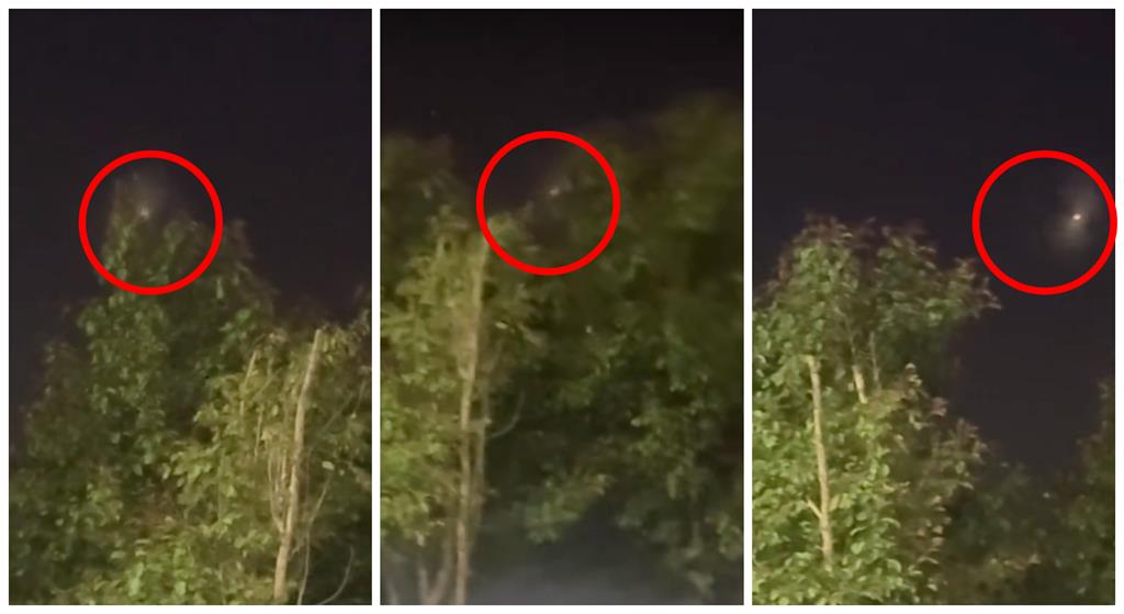 中國多地驚見UFO?「圓球裂2半」飛行畫面全曝光…氣象專家回應了